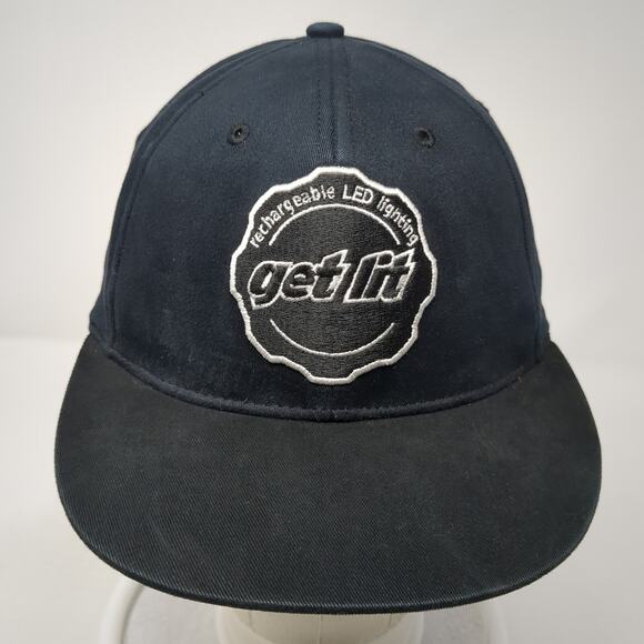 Get Lit Spotlight Fitted Baseball Cap Black One Size Paramount Sample Apparel - Picture 2 of 9